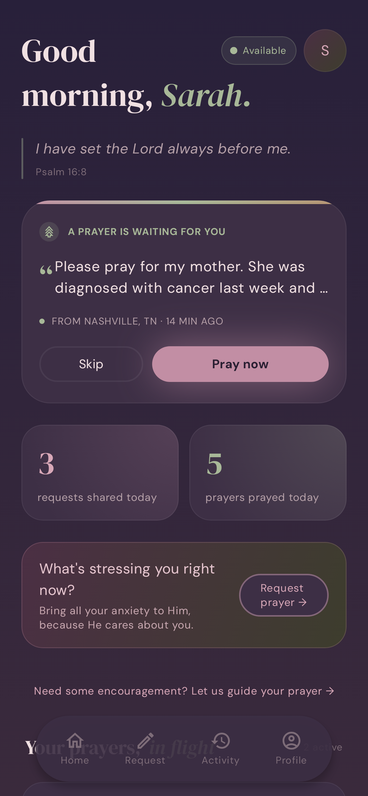 Vesper app preview